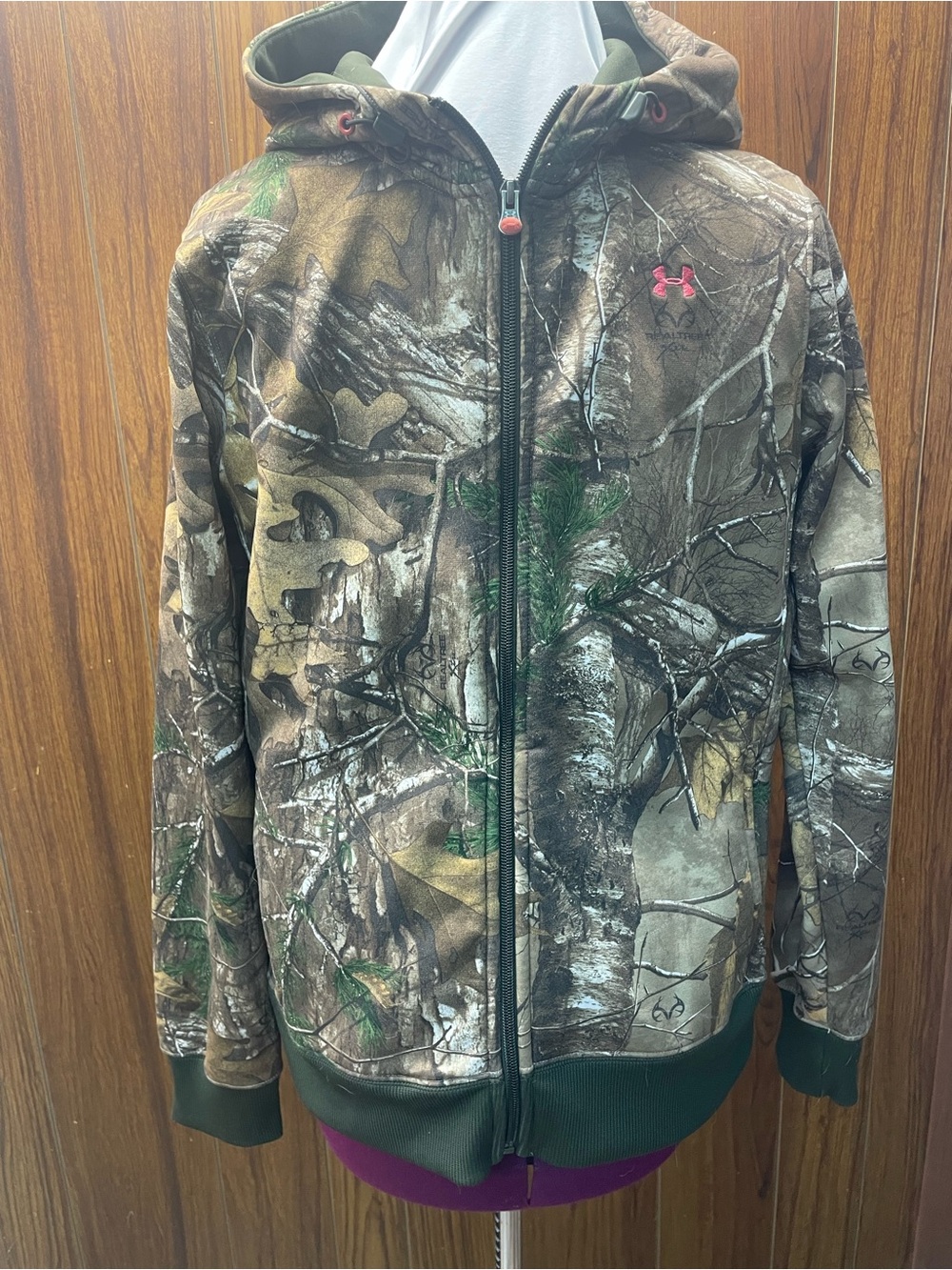 Under Armour Realtree Camo Zip Hoodie Jacket - Brown/Green